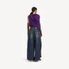 Women’s tulipe pants in dark ocean