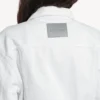 Women’s wings classic boxy jacket in white