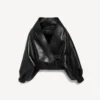 Women’s wrap jacket in black