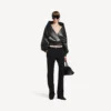 Women’s wrap jacket in black